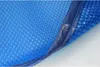 A close-up of a blue bubble wrap pool cover, folded to show the underside. Produktbild-Vorschau