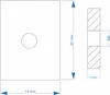 Nutenstein | Gewindeplatte 20x13x5 mm M6 Gewinde mittig | Produktbild-Vorschau 2