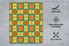 MuchoWow® Mauspad Mousepad Patchwork - Retro - Blumen - Produktbild-Vorschau 2