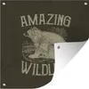 Gartenposter - Vintage - Beer - Natuur - 100x100 cm Produktbild-Vorschau 1