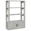 vidaXL Sideboard gris béton 80x30x119,5 cm Bois composite Voir les images du produit 2