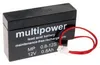 Multipower MP0,8-12 /12V 0,8Ah Blei Akku AGM mit Produktbild-Vorschau 2