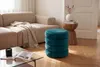 riess-ambiente Runder Polsterhocker VOGUE 40cm grün Samt Produktbild-Vorschau 8