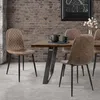 ML-Design Esszimmerstühle 4er Set, Braun, Küchenstuhl aus Produktbild-Vorschau 1