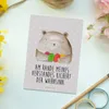 Mr. & Mrs. Panda Postkarte Bär Gefühl - Grau Pastell - Produktbild-Vorschau 2