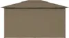 vidaXL Zahradní stan se závěsy 4x3 m Taupe 180 g/m² Náhled obrázku produktu 3