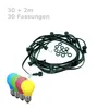 Illu-/Partylichterkette BLACKY 30m - Außenlichterkette Produktbild-Vorschau 2