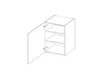 Küchenhängeschrank LAILI – Breite 60 cm, hellgrau / weiß Produktbild-Vorschau 2