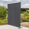 Merxx Privacy Screen wide - ocelový rám s textilní šedou Náhled obrázku produktu 4