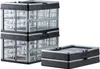 Kleine klappbare Klappbox mit Griff - 2er Set 16 L, grau, Produktbild-Vorschau 6
