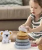 Stapelspielzeug Ringe Bausteine Koala Stappelturm Beißringe Produktbild-Vorschau 4