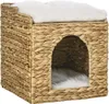 Casetta per gatti in rattan PawHut, cuccia per gatti con Anteprima dell’immagine prodotto 1