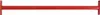 Reckstange 90 cm Turnstange Rot Klimmzugstange Produktbild-Vorschau 2