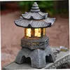 LED Laterne Solar-pagoden-laterne,Japanische Stil, rost-, Produktbild-Vorschau 1