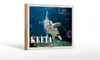 Holzschild Reise 18x12 cm Kreta Griechenland Cretaaquarium Produktbild-Vorschau 1