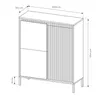 AX LIVING Trentinis 3T Highboard modern Beige, 103,5 cm, Produktbild-Vorschau 6