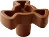 A brown plastic turntable drive coupling for a microwave. Náhľad obrázku produktu