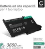subtel 1x Batteria per PC portatile Compatibile con Dell Anteprima dell’immagine prodotto 2