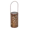 LED Solar Laterne im Blumendesign 1warmweißes LED 10x18cm Produktbild-Vorschau 2