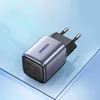 A UGREEN charger is displayed on a reflective surface with a light blue gradient background. Voir les images du produit
