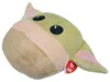 TY Star Wars Baby Yoda Dekokissen, SQUISHY BEANIES, rundes Produktbild-Vorschau 4
