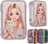 TopModel TOPModel 3 Fach Federtasche BLOOMING KITTY Produktbild-Vorschau 1