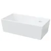 vidaXL Waschbecken Weiß 48x25x15 cm Keramik Produktbild-Vorschau 5