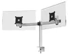DURABLE Monitor Halterung PRO für 2 Monitore, 508523 silber Produktbild-Vorschau 1