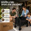 120litrový skládací vozík pro venkovní použití s kolečky, Náhled obrázku produktu 5