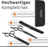 ECENCE Friseurscheren Set mit Tasche - hochwertige Produktbild-Vorschau 3