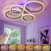 40W Ring LED Deckenleuchte mit RGB Backlamp, Dimmbare mit Produktbild-Vorschau 3