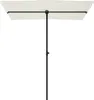 vidaXL Parasol z aluminiowym drążkiem 180x110 cm Piaskowa Podgląd zdjęcia produktu 4