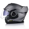 LS2 FF901 Advant X Solid, casco ribaltabile, titanio opaco, Anteprima dell’immagine prodotto 6