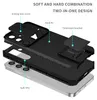 An exploded view of a phone case showing its layers and features. Produktbild-Vorschau