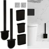 WC-Bürste (2er-Set) mit Silikonborsten & Halter – Produktbild-Vorschau 1