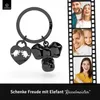 LANOLU Schlüsselanhänger Elefant, Glücksbringer Produktbild-Vorschau 4