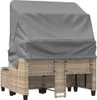 vidaXL, 2-Sitzer Gartensofa Set, 3-tlg., Poly Rattan, Produktbild-Vorschau 7