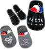 heimtexland ® Gästepantoffeln 4er Set Filz Gäste Hausschuhe Produktbild-Vorschau 3