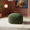Poltrona Alfrisa Teddy, di colore verde scuro, a forma Anteprima dell’immagine prodotto 2