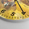 Wanduhr - Rund - Glasuhr - Bauernhof altes Auto aufgegeben Produktbild-Vorschau 5