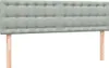 Boxspringbett mit Matratze Hellgrau 160x210 cm Samt Produktbild-Vorschau 5