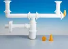 Doppelwaschbecken Siphon mit 1,1/4 Zoll Anschluss für Produktbild-Vorschau 1