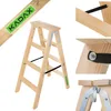 Drewniana drabina malarska KADAX, wysuwana, 2x4 stopnie, Podgląd zdjęcia produktu 1