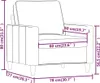 vidaXL Sessel Weinrot 60 cm Samt Produktbild-Vorschau 9