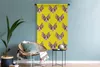 MuchoWow® Wandteppich Wandbehang Katze - Muster - Gelb Produktbild-Vorschau 5