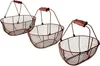 Esschert Design Drahtkörbe antikbraun 3-er Set; WB5 Produktbild-Vorschau 1