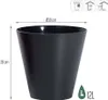 Kvetináč TUBUS DTUB300 ⌀30cm antracit Náhľad obrázku produktu 4