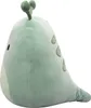 A side view of a plush toy snail. Voir les images du produit