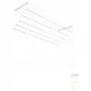 A white ceiling clothes dryer with multiple lines, suspended from the ceiling. Anteprima dell’immagine prodotto