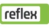 A logo with the word "reflex" inside a green rectangle. Produktbild-Vorschau